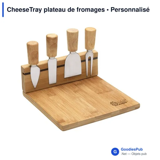 Plateau à fromage personnalisable avec logo - CheeseTray - Image 3