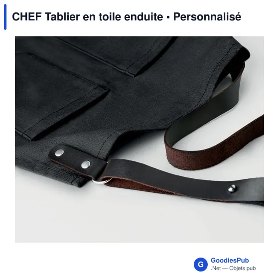 CHEF Tablier en toile enduite - Image 2