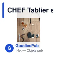 CHEF Tablier en toile enduite - Miniature 7