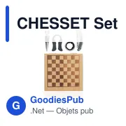 CHESSET Set à vin et jeu d'échecs - Miniature 4