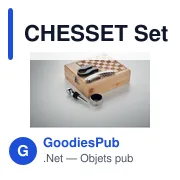 CHESSET Set à vin et jeu d'échecs - Miniature 5