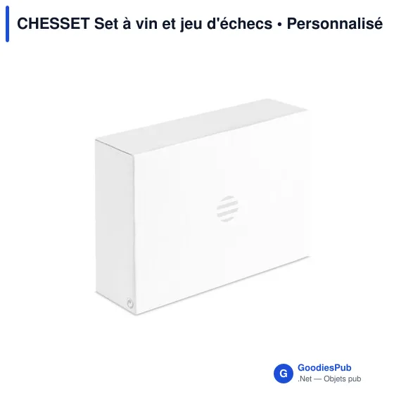 CHESSET Set à vin et jeu d'échecs - Image 6