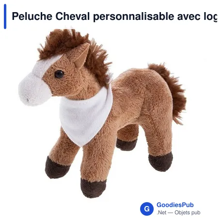 Peluche Cheval personnalisable avec logo - Deacon
