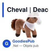 Peluche Cheval personnalisable avec logo - Deacon - Miniature 2