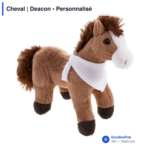 Peluche Cheval personnalisable avec logo - Deacon - Image 2