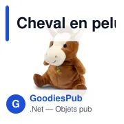 Cheval en peluche | Bero - Miniature 1