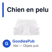 Chien en peluche personnalisable avec logo - Polly - Miniature 4