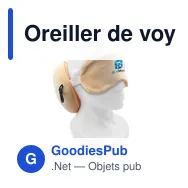 Oreiller de voyage personnalisable en peluche avec logo - Chien Atta - Miniature 9