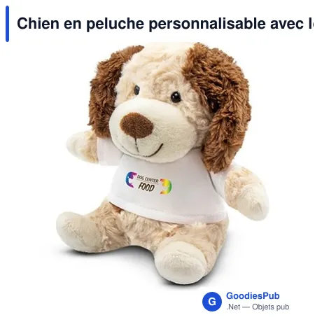 Chien en peluche personnalisable avec logo - Sneeffy