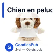 Chien en peluche personnalisable avec logo - Sneeffy - Miniature 6
