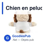 Chien en peluche personnalisable avec logo - Sneeffy - Miniature 7