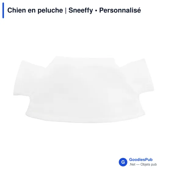 Chien en peluche personnalisable avec logo - Sneeffy - Image 8