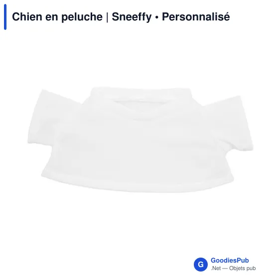 Chien en peluche personnalisable avec logo - Sneeffy - Image 9