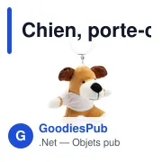 Chien, porte-clés | Grover - Miniature 1