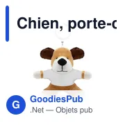 Chien, porte-clés | Grover - Miniature 2