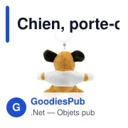 Chien, porte-clés | Grover - Miniature 3