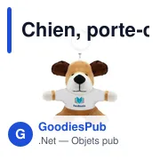 Chien, porte-clés | Grover - Miniature 6