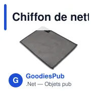 Chiffon de nettoyage personnalisable en microfibre RPET avec logo - 13 x 18 cm - Miniature 2
