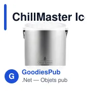 Seau à glace personnalisable ChillMaster avec logo - Miniature 3