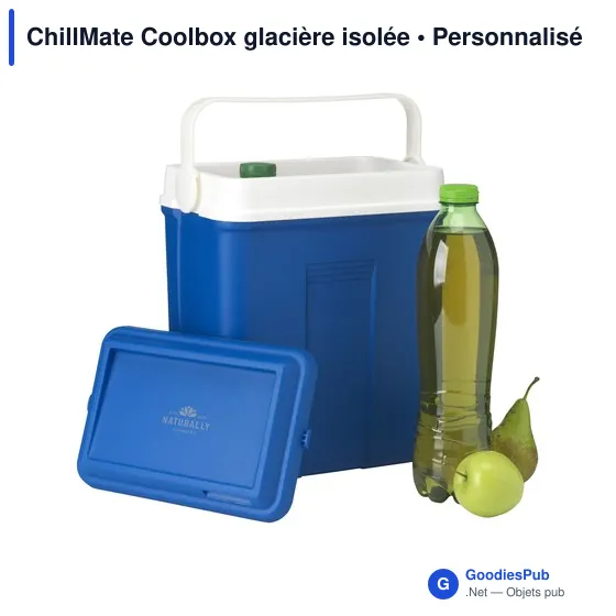 Glacière isolée personnalisable ChillMate Coolbox avec logo - Image 2