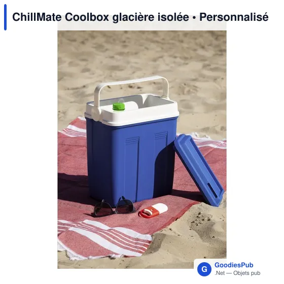 Glacière isolée personnalisable ChillMate Coolbox avec logo - Image 8