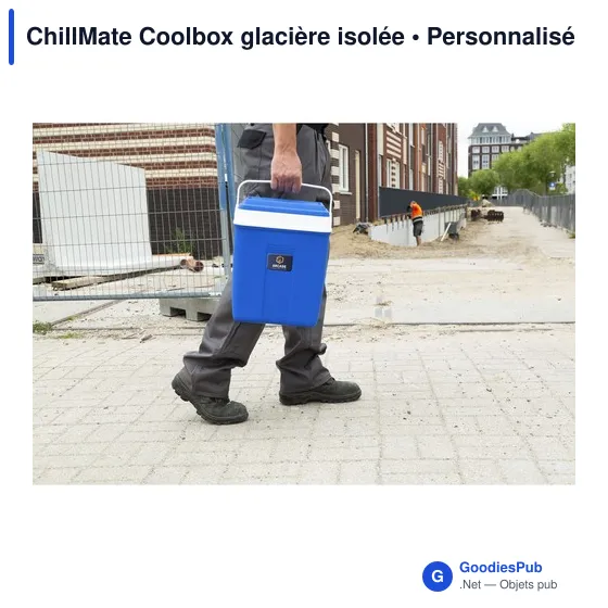 Glacière isolée personnalisable ChillMate Coolbox avec logo - Image 9