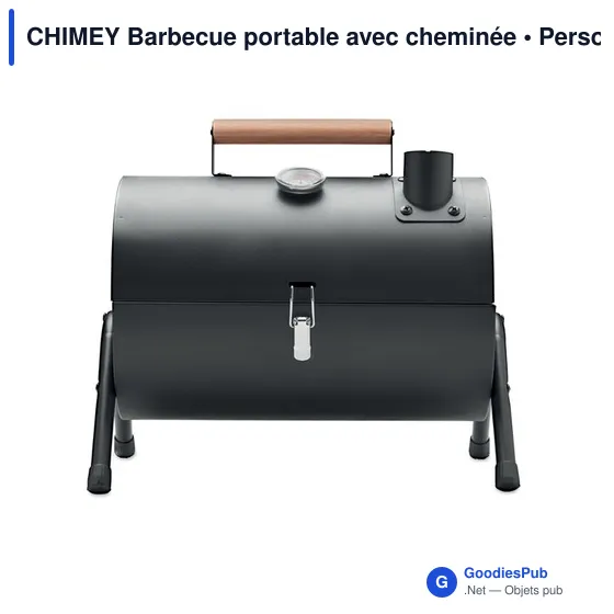 CHIMEY Barbecue portable avec cheminée - Image 3