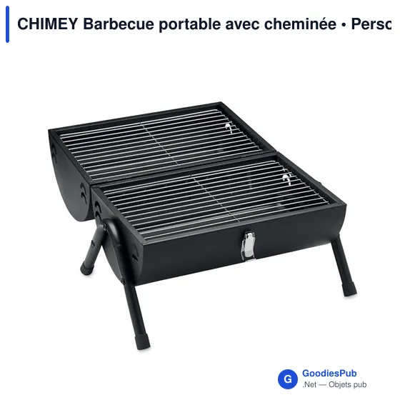 CHIMEY Barbecue portable avec cheminée - Image 4