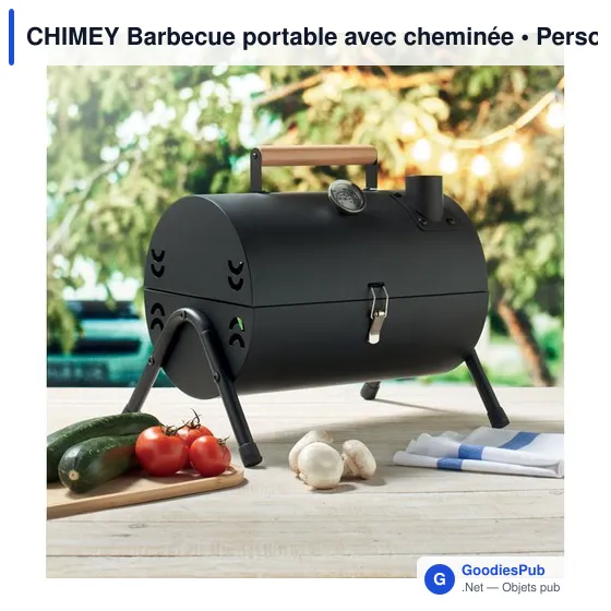 CHIMEY Barbecue portable avec cheminée - Image 5