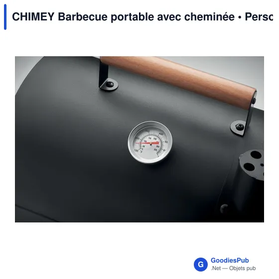 CHIMEY Barbecue portable avec cheminée - Image 6