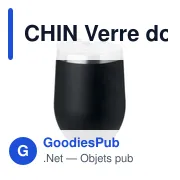 CHIN Verre double paroi 300ml - Miniature 2