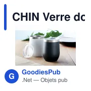 CHIN Verre double paroi 300ml - Miniature 3