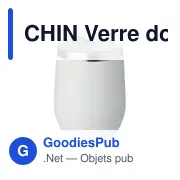 CHIN Verre double paroi 300ml - Miniature 5