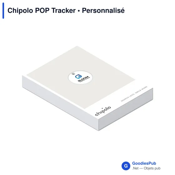 Traceur GPS personnalisable Chipolo POP avec logo - Image 12