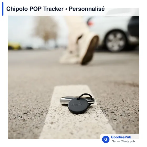Traceur GPS personnalisable Chipolo POP avec logo - Image 6