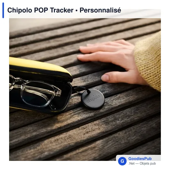 Traceur GPS personnalisable Chipolo POP avec logo - Image 8
