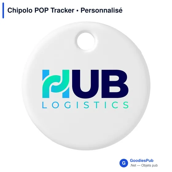Traceur GPS personnalisable Chipolo POP avec logo - Image 9