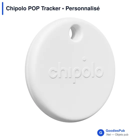 Traceur GPS personnalisable Chipolo POP avec logo - Image 10