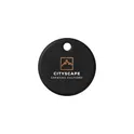 Variante noir - Traceur GPS personnalisable Chipolo POP avec logo