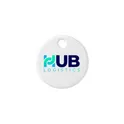 Variante blanc - Traceur GPS personnalisable Chipolo POP avec logo
