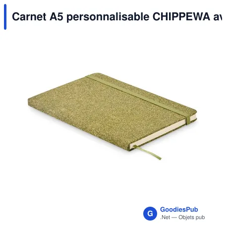 Carnet A5 personnalisable CHIPPEWA avec logo