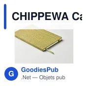 Carnet A5 personnalisable CHIPPEWA avec logo - Miniature 3