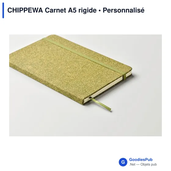Carnet A5 personnalisable CHIPPEWA avec logo - Image 3