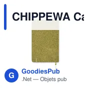 Carnet A5 personnalisable CHIPPEWA avec logo - Miniature 5