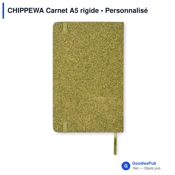 Carnet A5 personnalisable CHIPPEWA avec logo - Image 5