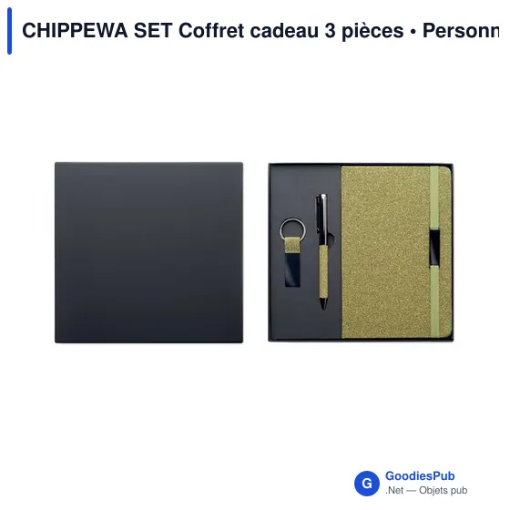 Coffret cadeau personnalisable CHIPPEWA SET avec logo - Image 3