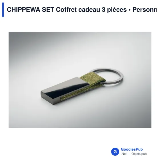 Coffret cadeau personnalisable CHIPPEWA SET avec logo - Image 4