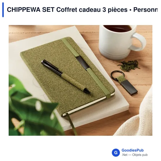 Coffret cadeau personnalisable CHIPPEWA SET avec logo - Image 6