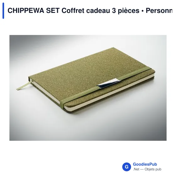 Coffret cadeau personnalisable CHIPPEWA SET avec logo - Image 7