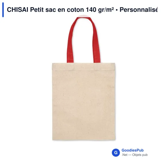 CHISAI Petit sac en coton 140 gr/m² - Image 2
